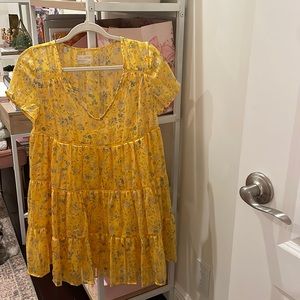 Urban Outfitters Yellow Dress
